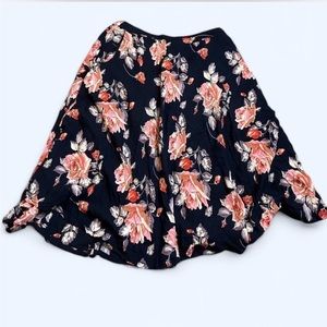 Louche Floral Midi Skirt